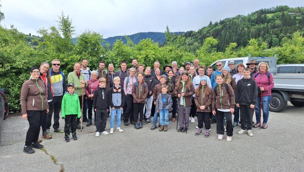 Wandertag der Tiebel-Buam und Diandln