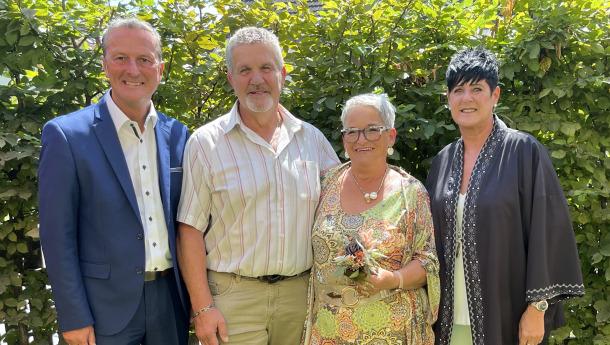 Zur Goldenen Hochzeit - Johanna und Josef Strauß