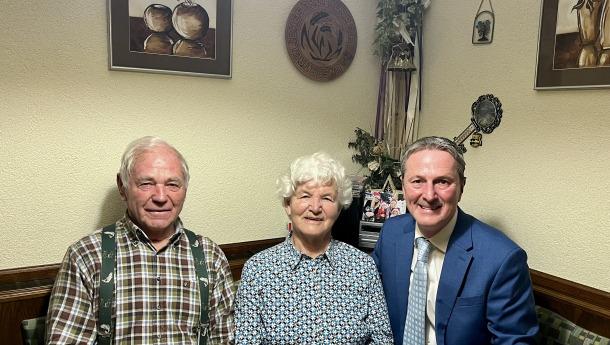 Zur Diamantenen Hochzeit - Hans und Hermine Warmuth